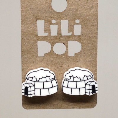 Boucles d'oreilles Lili POP- Igloo